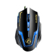 Souris Gamer PC Optique Jeu Gaming USB 3200 DPI Ordinateur LED Colorée 6 Boutons Noir et Rouge - www.yonis-shop.com