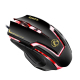 Souris Gamer PC Optique Jeu Gaming USB 3200 DPI Ordinateur LED Colorée 6 Boutons Noir et Rouge - www.yonis-shop.com
