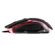 Souris Gamer PC Optique Jeu Gaming USB 3200 DPI Ordinateur LED Colorée 6 Boutons Noir et Rouge - www.yonis-shop.com