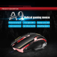 Souris Gamer PC Optique Jeu Gaming USB 3200 DPI Ordinateur LED Colorée 6 Boutons Noir et Rouge - www.yonis-shop.com