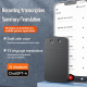 Enregistreur Vocal Intelligent Pour Réunions Avec Transcription Et Traduction En Temps Réel 189 Langues Résumé IA 64 Go - www...