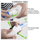 Distributeur Dentifrice Automatique Mural Porte Brosses A Dents 5 Places Vert - www.yonis-shop.com