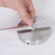 Horloge Miroir DIY Créative 3D A Monter Soi-Même Autocollants Mur 120 x 120 cm Blanc - www.yonis-shop.com