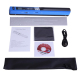 Scanner à Plat Portable Windows Mac OS Scanneur Capture Image A4 PDF JPG TF USB Bleu - www.yonis-shop.com
