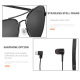 Écouteurs Bluetooth Lunettes De Soleil Musique Avec Microphone Pour Appels Mains Libres - www.yonis-shop.com