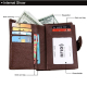 Portefeuille Homme Porte-Carte Protection Magnétique RFID Véritable Cuir Anti-Magnet Paquet Passeport Marron - www.yonis-shop...