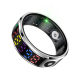 Bague Connectée Or Taille 11 Suivi Cardiaque Oxygène Sommeil Modes Sportifs Étanche Bluetooth 5.1 Compatible Android iOS - ww...