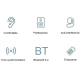 Ecouteurs Bluetooth Sans Fil Réduction De Bruit ENC Avec Microphone HD Et Autonomie 28 Heures - www.yonis-shop.com