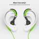 Casque Sport Intra-Auriculaire Avec Crochets Réglables Et Microphone Pour Course Gym Et Activités Intenses - www.yonis-shop.com