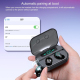 Ecouteurs Bluetooth Sans Fil Stéréo Avec Boîtier De Charge Affichage Numérique Et Son 8D - www.yonis-shop.com