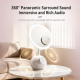 Miroir De Maquillage 4 En 1 Avec Enceinte Bluetooth Recharge Sans Fil Magnétique 15 W Éclairage LED 3 Teintes Et Loupe 5x - w...