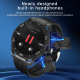 Montre Connectée Bluetooth Double Mode Avec Écouteurs Intégrés Écran HD 1.58 Pouces et Capteurs Cardiaques - www.yonis-shop.com