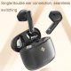 Ecouteurs Bluetooth Sans Fil Autonomie Longue Réduction De Bruit ENC Haute Fidélité Synchronisation Audio Vidéo - www.yonis-s...