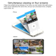 Caméra Surveillance Wifi 360° IP65 Full HD - Vision Nocturne, Détection Humanoïde, Intercom, 128Go SD - www.yonis-shop.com