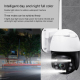 Caméra Surveillance Wifi 360° IP65 Full HD - Vision Nocturne, Détection Humanoïde, Intercom, 128Go SD - www.yonis-shop.com