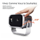 Mini Videoprojecteur Portable 4K HD Android 1080P 100 Pouces Smart Home Theater - www.yonis-shop.com