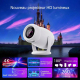 Mini Videoprojecteur Portable 1080P Android 12 WiFi 6 BT5.0 Écran 130 Pouces Auto-Calibration Haute Précision Pour Usage Fami...