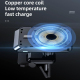 Chargeur Sans Fil Voiture Puissant Magnétique 15W Support QI Aluminium Design Épuré Multi-Angle - www.yonis-shop.com