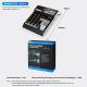 Table De Mixage Audio 4 Canaux Pour Enregistrement Bluetooth USB Alimentation Fantôme 48 V 99 Effets De Réverbération - www.y...