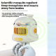 Ventilateur Sans Lames Pour Poussette Silencieux À Clip 3 Vitesses Autonomie 10 Heures Lampe Veilleuse 2000mAh Type-C - www.y...
