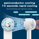 Mini Ventilateur Portable Rafraîchissant Double Refroidissement 3 Vitesses Batterie 4000 mAh Veilleuse Astronaute - www.yonis...