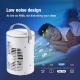 Rafraîchisseur D’Air USB De Bureau Avec Humidification Ultrasonique 3 Vitesses Réservoir 600 ML Et Minuterie - www.yonis-shop...