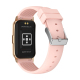 Montre Connectée Étanche IP67 Avec Écran 1.47 Pouces Et Bracelet Silicone Rose Pour Suivi Cardiaque Et Pression Artérielle - ...
