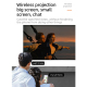 Mini Vidéoprojecteur Portable HD 400 Lumens LED - Projection Grand Écran 60-400 Pouces - www.yonis-shop.com