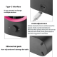 Ventilateur De Bureau USB Rechargeable 4000mAh Avec Affichage LED Réglage Progressif Et Minuterie 10H - www.yonis-shop.com