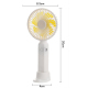 Mini Ventilateur USB De Bureau Et Portable 3 Vitesses Base Amovible Batterie Intégrée - www.yonis-shop.com