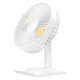 Ventilateur De Bureau Rechargeable USB Silencieux À 3 Vitesses Angle Réglable À 90° Batterie 1800 mAh - www.yonis-shop.com