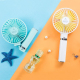 Ventilateur Portable Pliable À Main 3 Vitesses Veilleuse Batterie 1500 mAh Recharge USB Et Utilisation Sur Bureau - www.yonis...