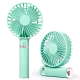 Ventilateur Portable Pliable À Main 3 Vitesses Veilleuse Batterie 1500 mAh Recharge USB Et Utilisation Sur Bureau - www.yonis...