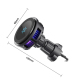 Chargeur Sans Fil Voiture Avec Dissipation Thermique Et Lumière LED RGB Pour Recharge Rapide 15W - www.yonis-shop.com
