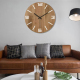 Horloge Murale Décorative 30cm Imitation Bois Silencieuse Design Minimaliste Chic - www.yonis-shop.com