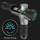 Pistolet De Massage Argenté Avec Batterie Longue Durée Et Réduction De Bruit - www.yonis-shop.com