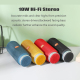 Enceinte Bluetooth Autonomie Longue Durée 10H Son Stéréo 360° Protection Mesh Anti-Choc Etanche Batterie 2400mAh Fonction TWS...