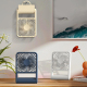 Ventilateur De Bureau Et Mural Pliable Rechargeable USB Type C Silencieux 3 Vitesses Batterie 1200 mAh Réglage À 180 Degrés -...