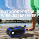 Enceinte Bluetooth Étanche Avec Appels Mains-Libres Et Lecteur TF FM Autonomie 5h Double Haut-Parleur Puissant - www.yonis-sh...