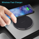 Chargeur Sans Fil 10W Design Tartan Rouge Compatible QI Rapide et Compact - www.yonis-shop.com
