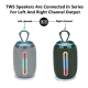 Mini Enceinte Bluetooth Portable LED Son Stéréo TWS Puissante Autonomie Longue Durée Compatible MP3 TF USB - www.yonis-shop.com