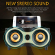 Enceinte Bluetooth Portable Bois Subwoofer Stéréo FM AUX MP3 Batterie 2000mAh Speaker Sans Fil - www.yonis-shop.com