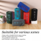 Mini Enceinte Bluetooth Portable 10W TWS LED Lumineuse Autonomie 2H Radio FM Mains-Libres MP3 Aux USB - www.yonis-shop.com