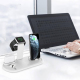 Chargeur Sans Fil Multi-Function Pour Téléphones Apple Watch Et Airpods Avec Support Et Lampe De Bureau Pliable - www.yonis-s...