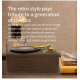 Enceinte Bluetooth Rétro Haute Sensibilité FM Autonomie Longue Durée 5-8h Son Puissant 2x5W - www.yonis-shop.com