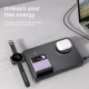 Chargeur Sans Fil Magnétique 3 en 1 Avec Veilleuse Intégrée Puissance de 30W pour Trois Appareils - www.yonis-shop.com