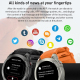 Montre Connectée Sport Extérieur Écran Ultra HD AMOLED Bluetooth Appels Étanche IP68 - www.yonis-shop.com