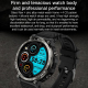 Montre Connectée Argentée Avec Surveillance Cardiaque Et Sommeil Écran Tactile Ronde Bluetooth Étanche IP68 - www.yonis-shop.com