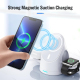 Chargeur Sans Fil 3 en 1 Magnétique Vertical Pour Smartphone iWatch AirPods Noir avec Chargement Rapide et Sécurité Maximale ...