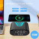 Chargeur Sans Fil LED 15W Avec Horloge Multifonction Et Affichage Réglable Parfait Pour Votre Bureau - www.yonis-shop.com